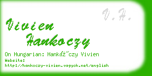 vivien hankoczy business card